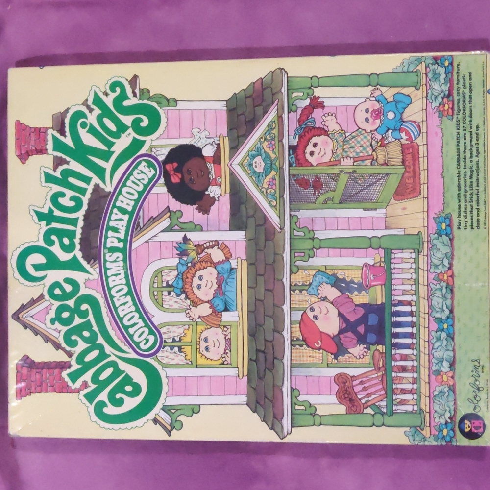 Vng. Cabbage patch kids color forms playhouse